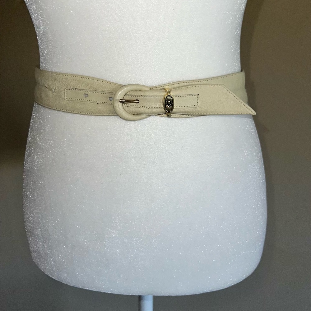 Christian Dior Vintage Leather Belt Size Small